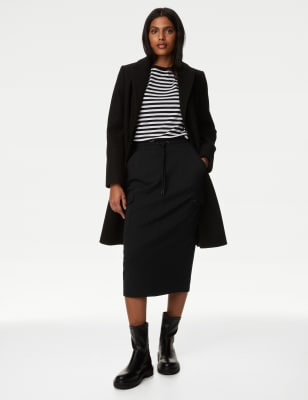 Black skater clearance skirt m&s