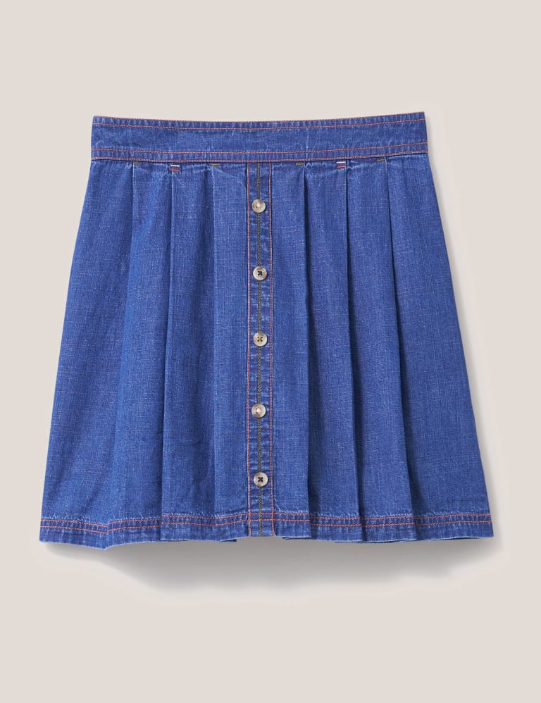 Monsoon denim skirt sale 2025