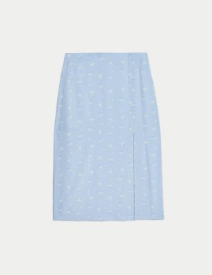 Midi Floral Skirt (6-16 Yrs) Image 2 of 5