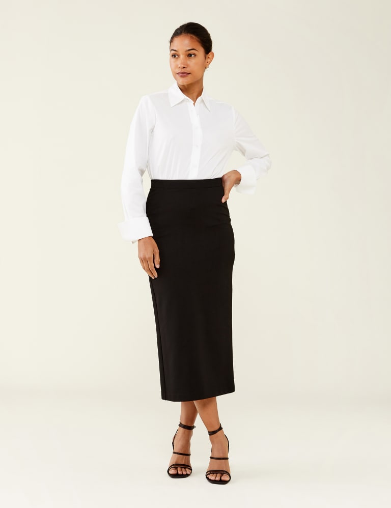 Midi pencil skirt hot sale designs