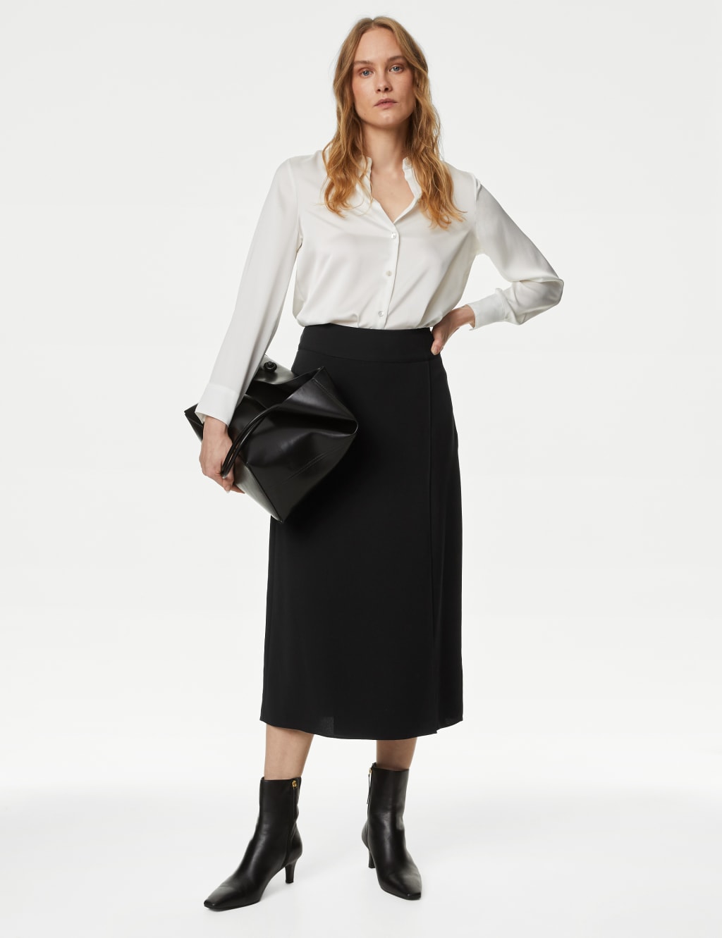 Pencil skirt midi sale