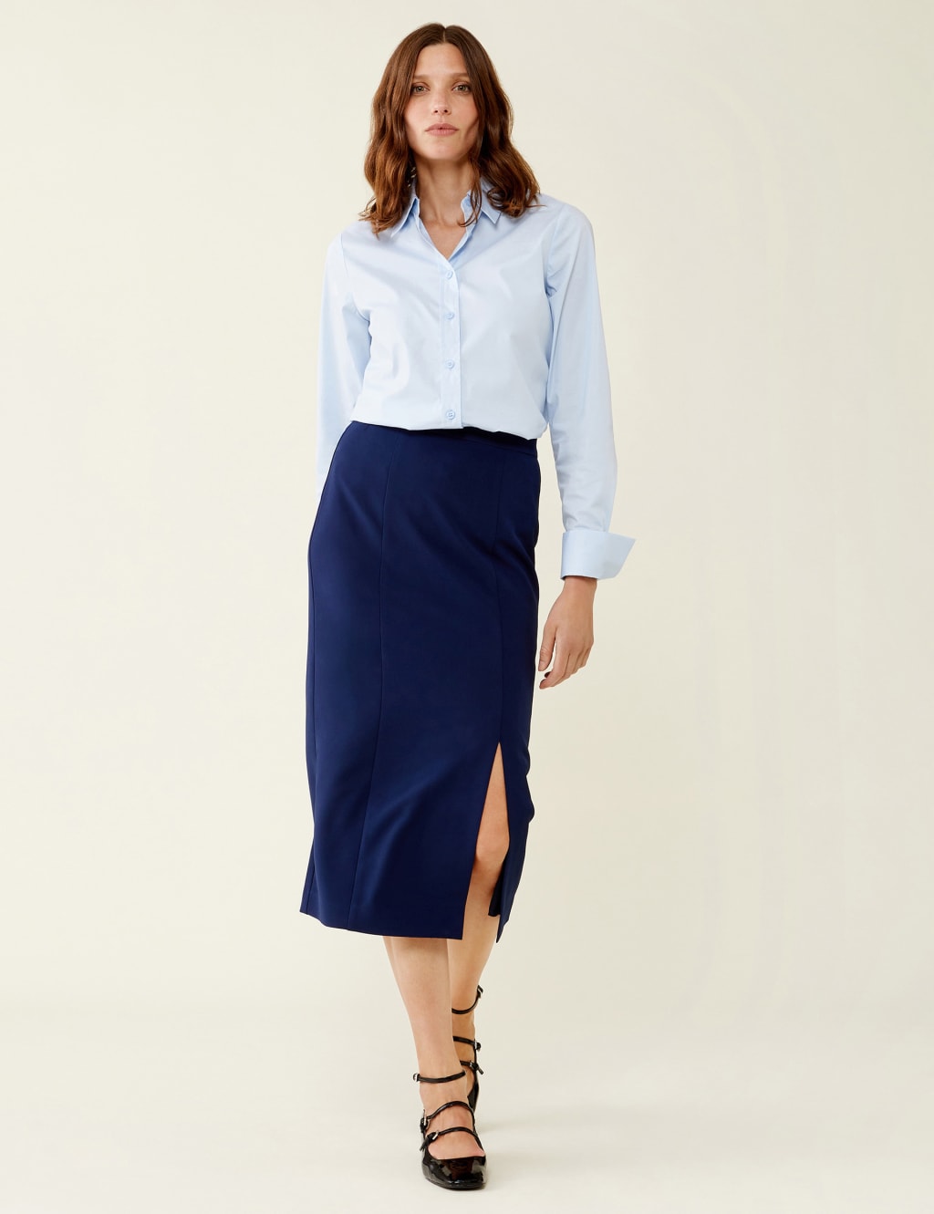 Midi Pencil Skirt 3 of 5