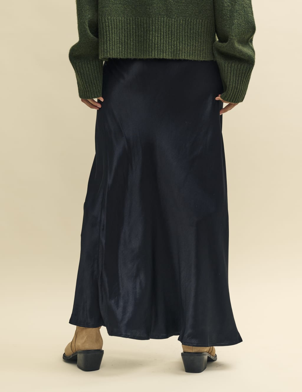 Around Town Midi Slip Skirt