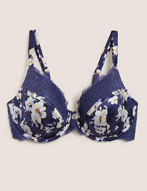 Midnight Rose Silk Wired Full Cup Bra A-E Image 2 of 7
