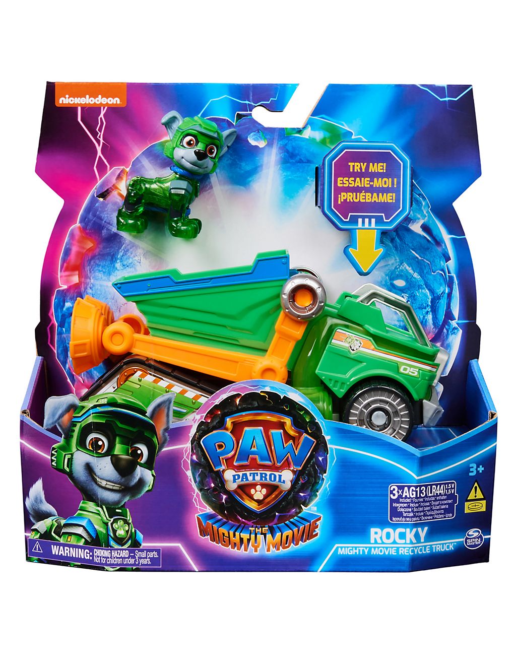 Mighty Movie Rocky Recycle Truck (3+ Yrs) 1 of 2