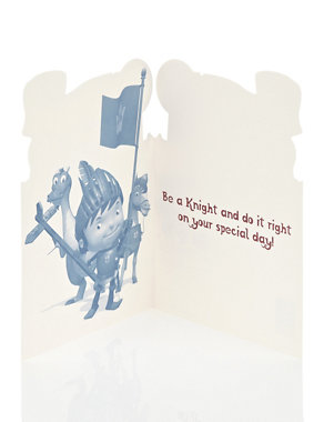 Mike the Knight Sticker Birthday Card Image 2 of 3