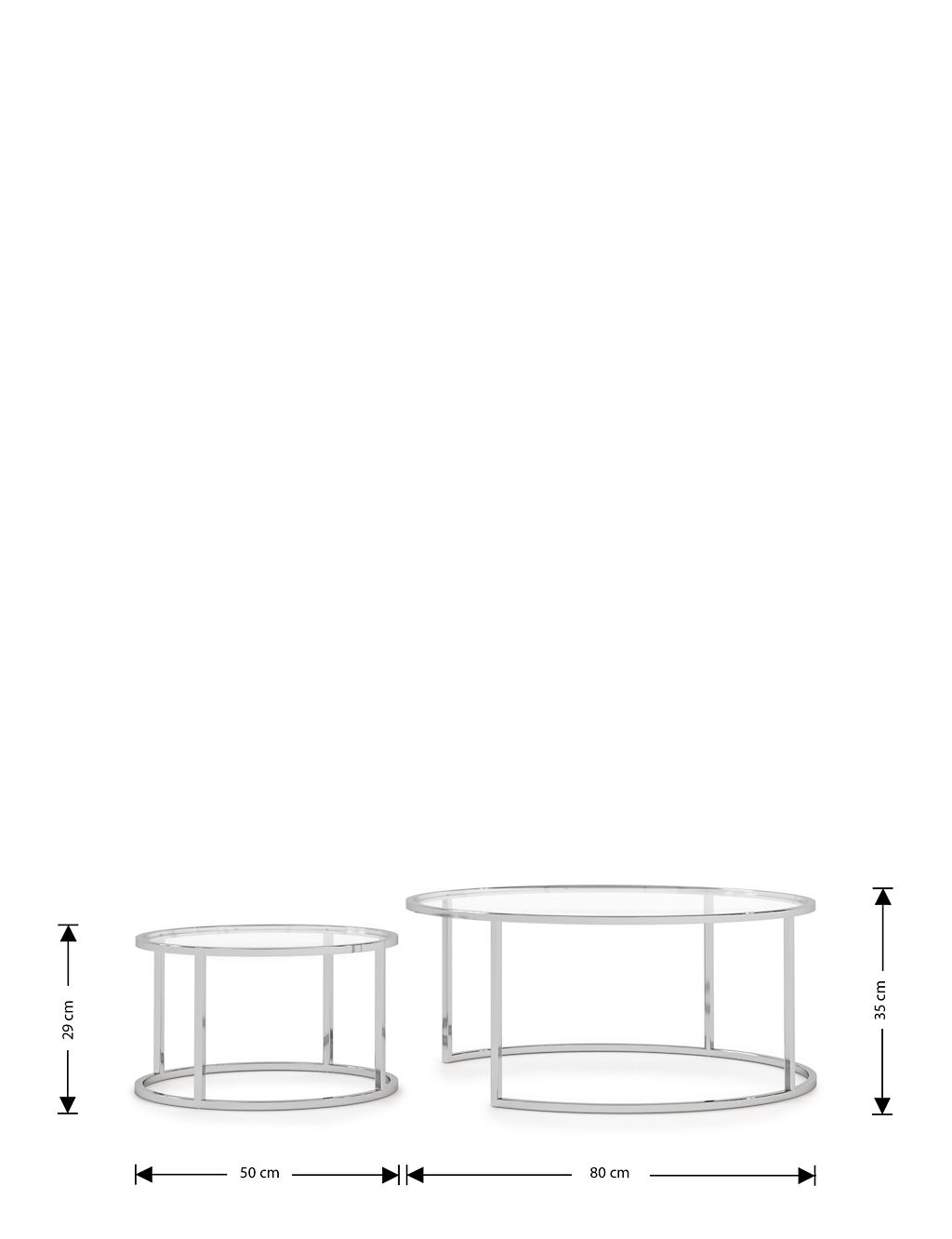 Milan Nesting Coffee Tables 5 of 8