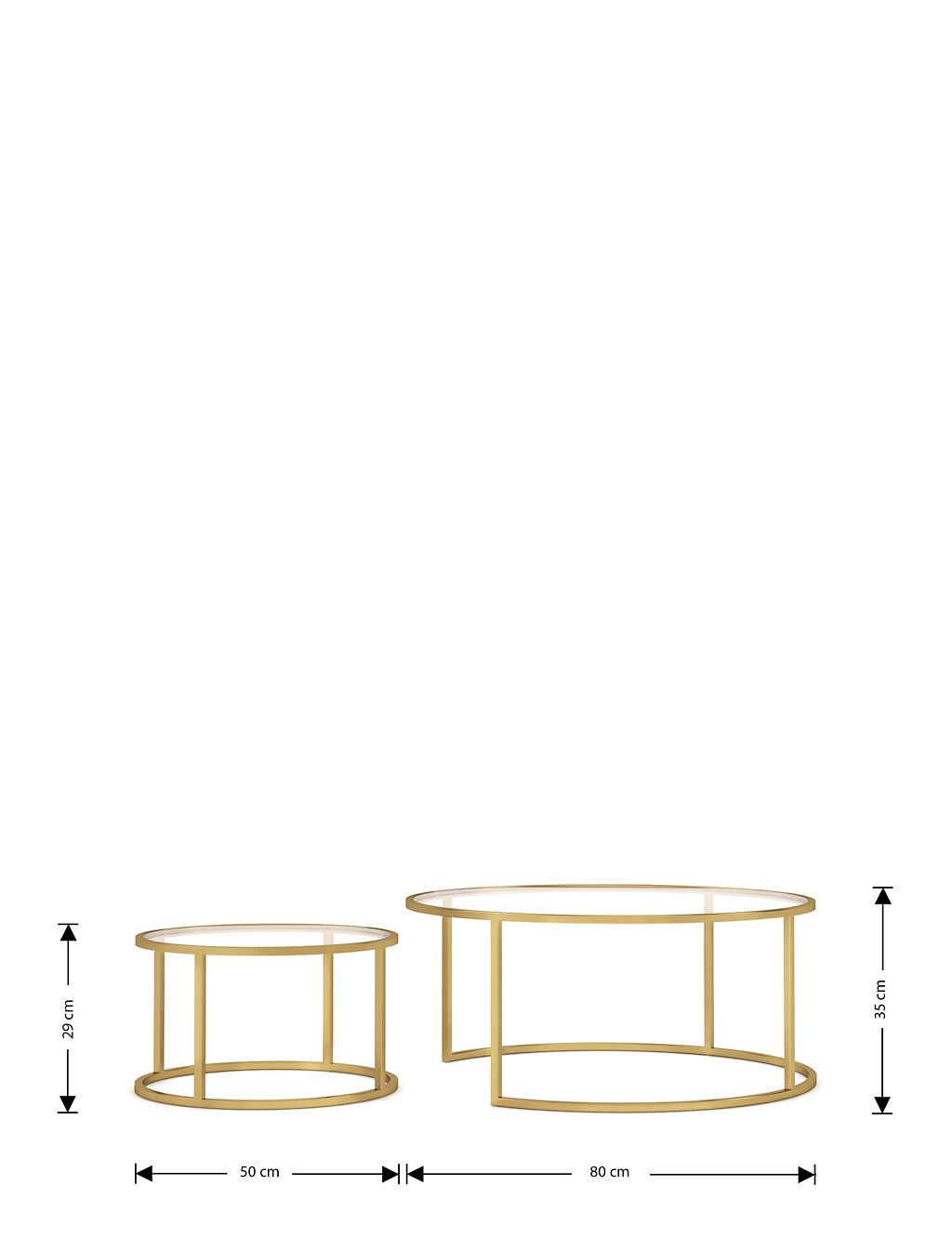 Milan Nesting Coffee Tables 4 of 7