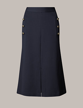 Military A-Line Skirt Image 2 of 3