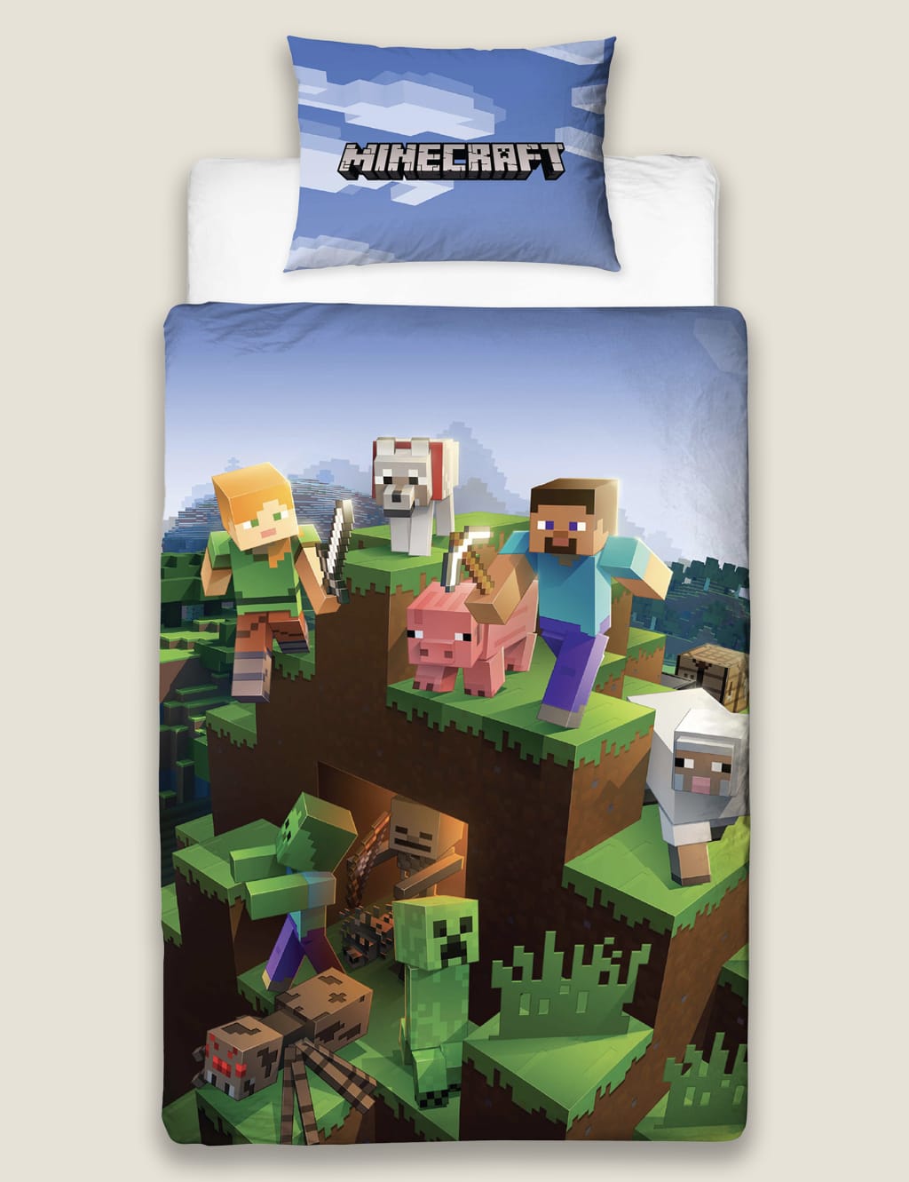 Minecraft sale twin bedding