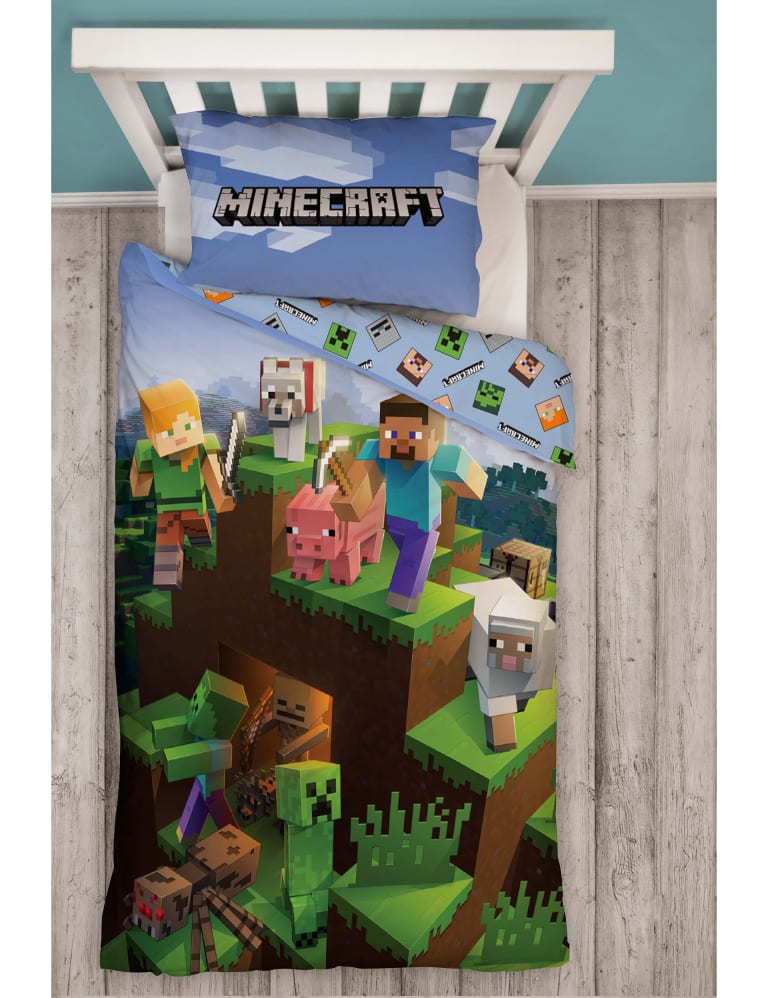 Minecraft Cotton Blend Bedding Set