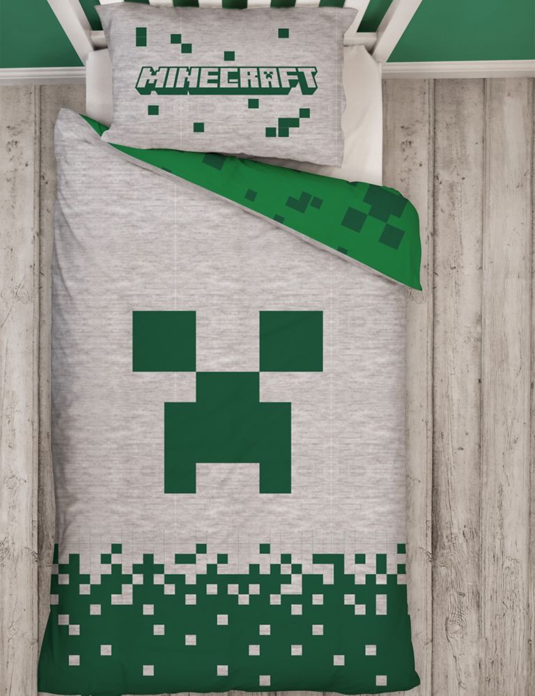 Minecraft™ Cotton Blend Single Bedding Set 6 of 7