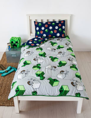 minecraft bedding set single