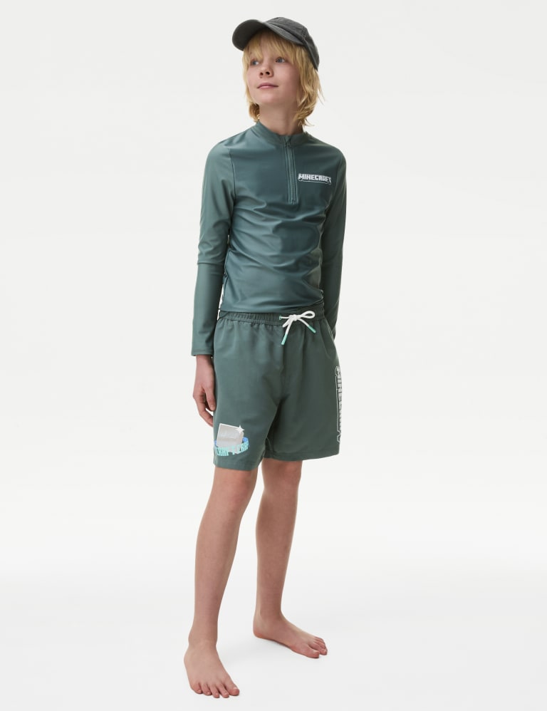 Minecraft™ Swim Shorts (6-16 Yrs), M&S Collection