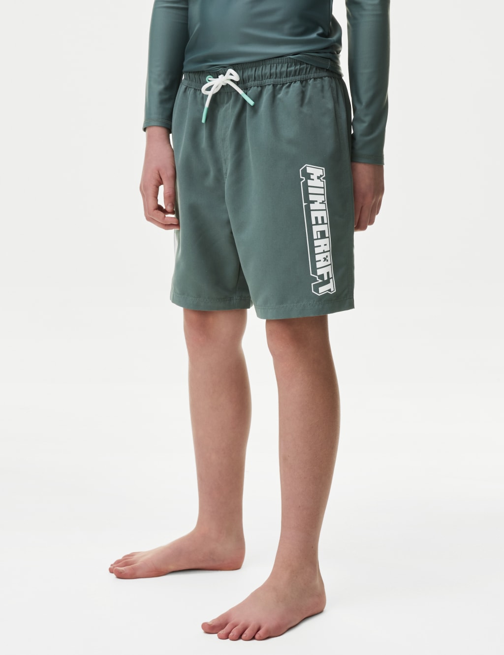 Minecraft swim trunks size 8 new arrivals