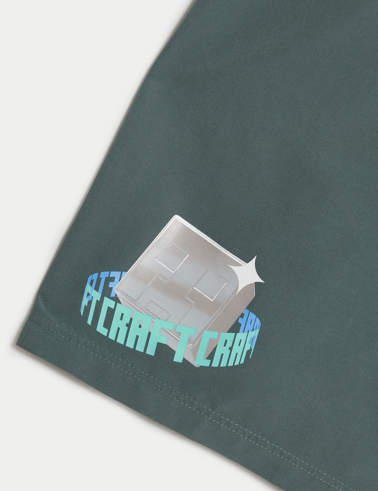 Minecraft swim shirt hotsell