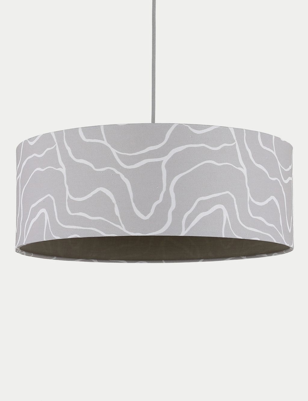 Mineral Wave Drum Lamp Shade 2 of 8