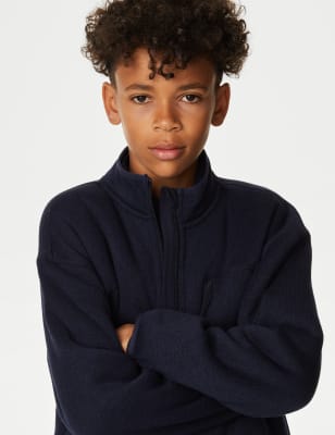 Borg Zip Through Fleece Jacket (6-16 Yrs)