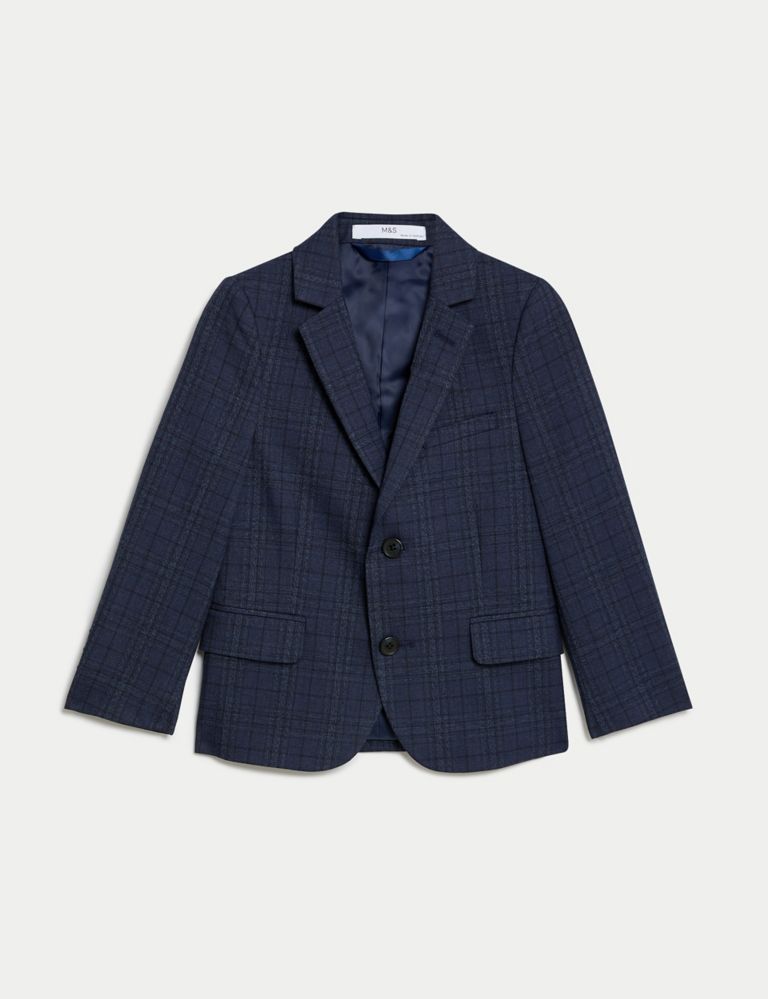Mini Me Checked Suit Jacket (2-16 Yrs) 2 of 8