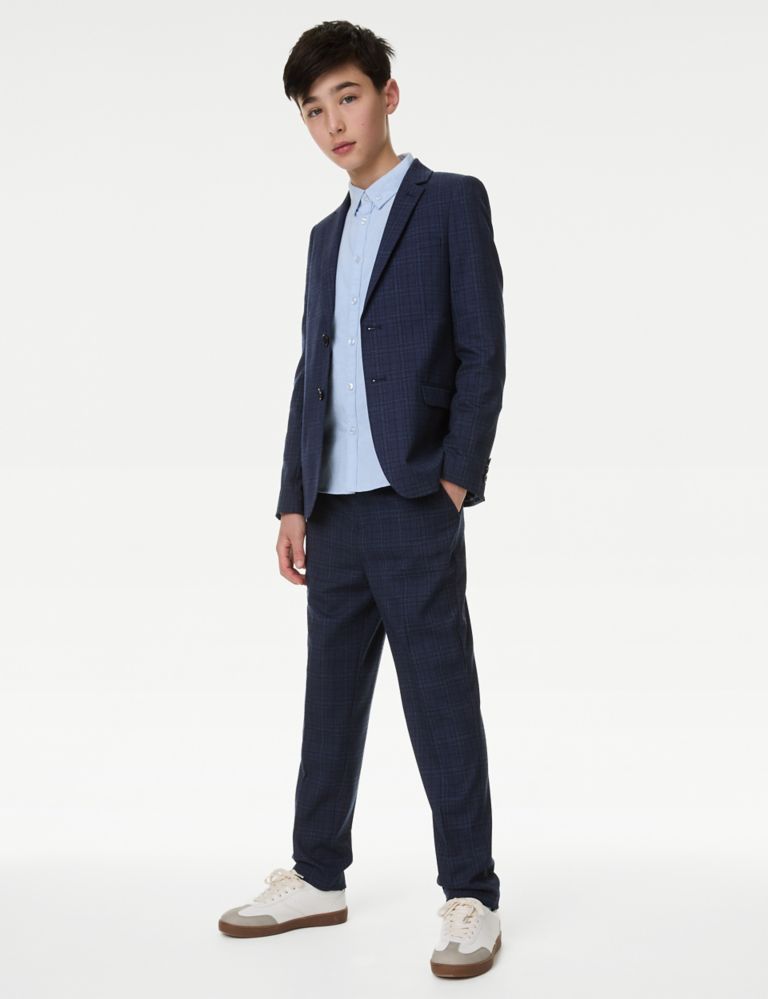 Mini Me Checked Suit Trousers (2-16 Yrs) 1 of 7