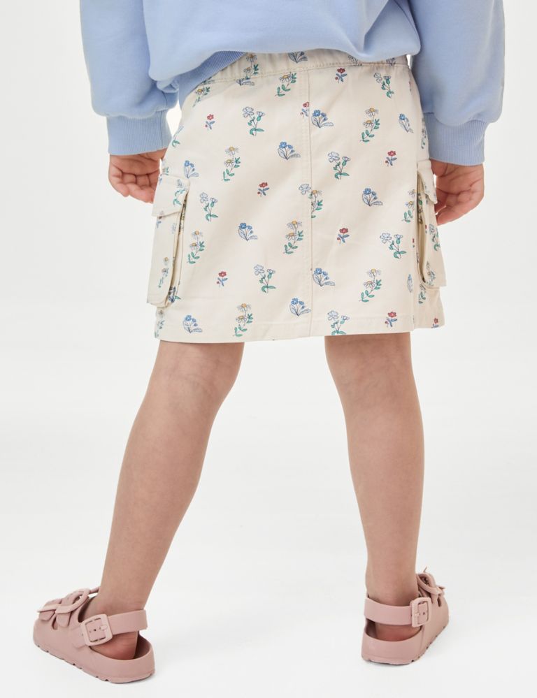 Mini Pure Cotton Printed Skirt (2-8 Yrs) 5 of 5