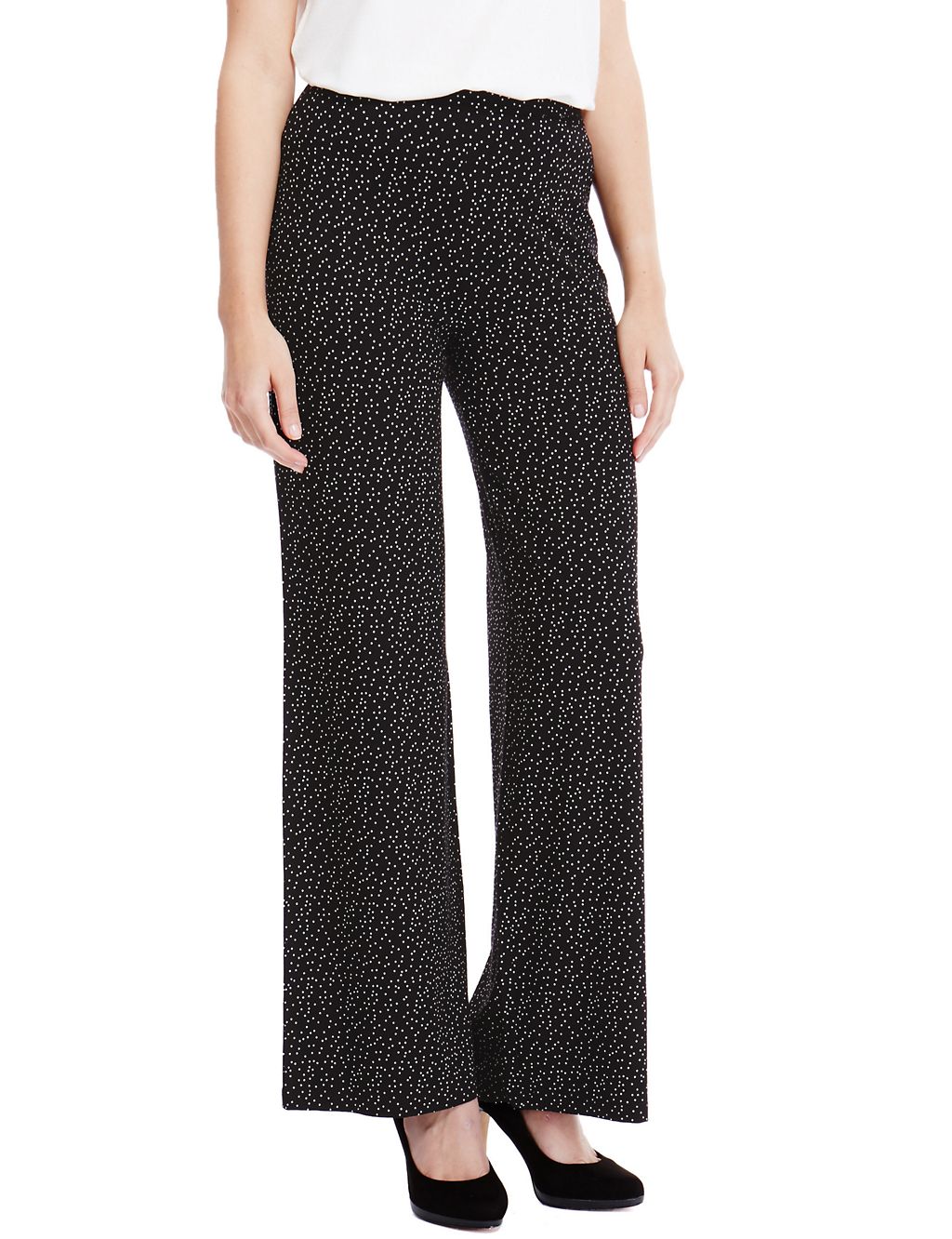 Mini Spotted Wide Leg Trouser 2 of 4