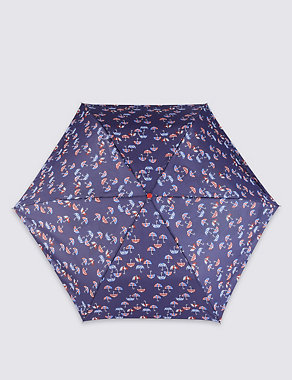 Mini Umbrella Print Compact Umbrella with Stormwear™ Image 2 of 3