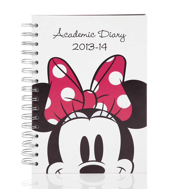 Minnie Mouse 2013-14 Mid-Year Academic Diary Image 1 of 2