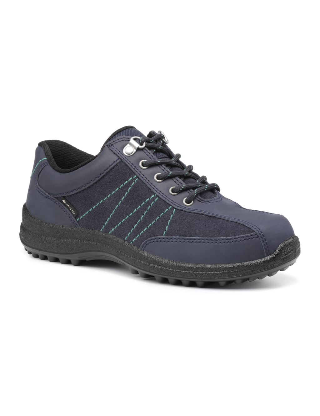 Mist Wide Fit Gore Tex Suede Walking Shoes Hotter M S