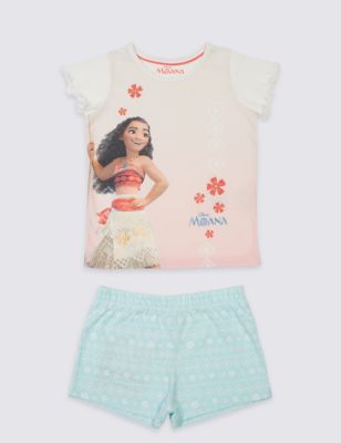 Moana Pure Cotton Short Pyjamas (1-10 Years) Image 2 of 4