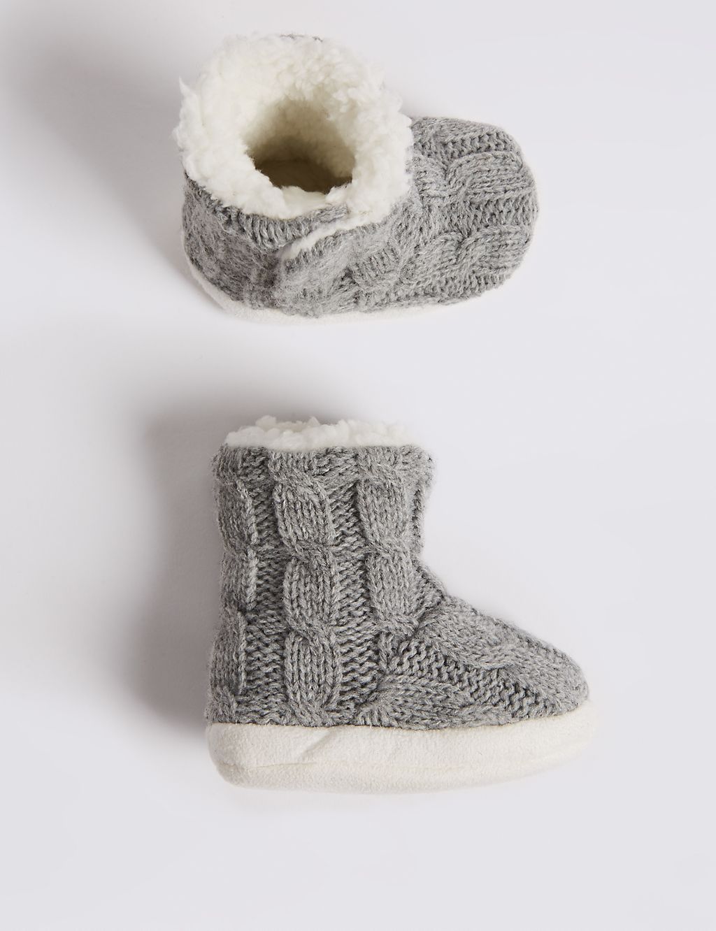 Moccasin Slipper Booties (0-24 Months) 1 of 4
