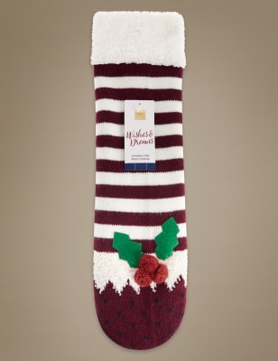 M&s womens slipper socks hot sale