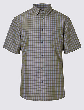 Modal Blend Easy Care Shirt with Pocket Image 2 of 4
