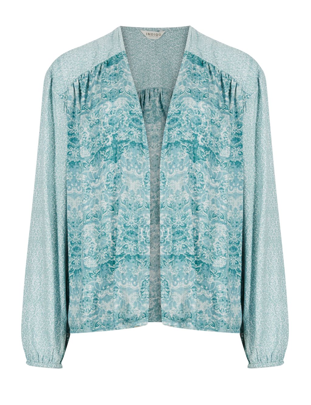 Modal Blend Floral Kimono Cover-Up Top 1 of 4