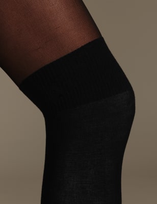 Marks and spencer knee hotsell high tights