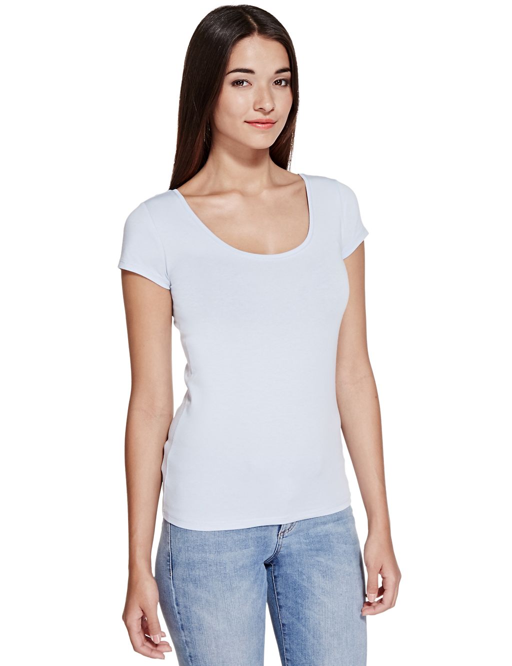 Modal Blend Short Sleeve T-Shirt 2 of 4