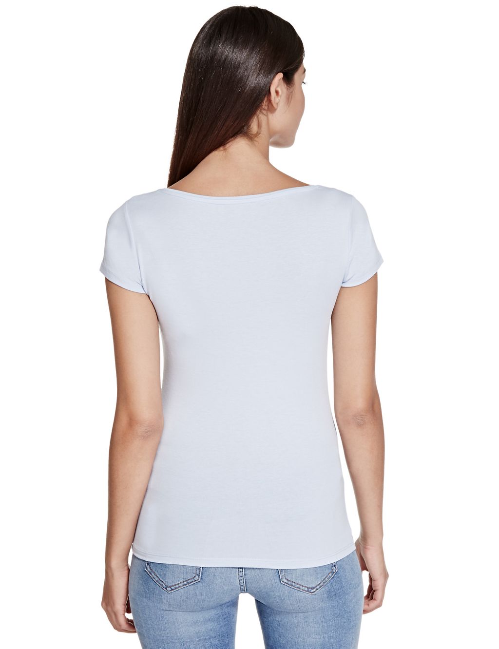 Modal Blend Short Sleeve T-Shirt 4 of 4