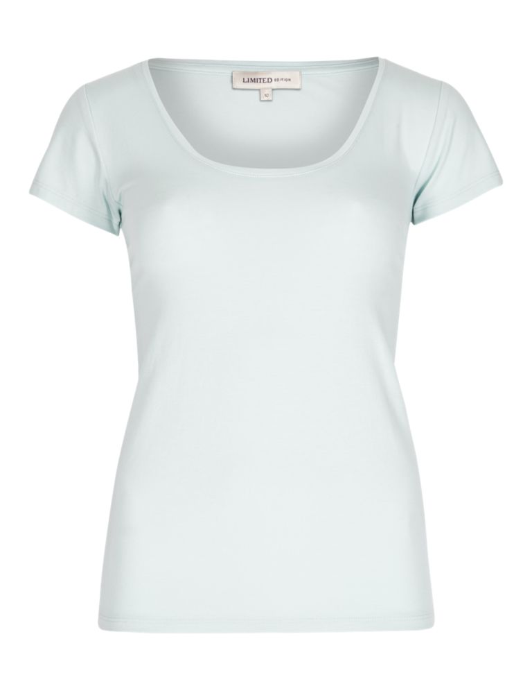 Modal Blend Short Sleeve T-Shirt 3 of 4
