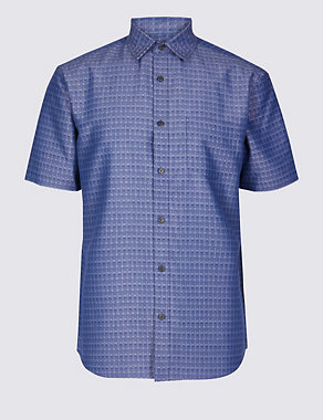 Modal Rich Checked Shirt Image 2 of 4