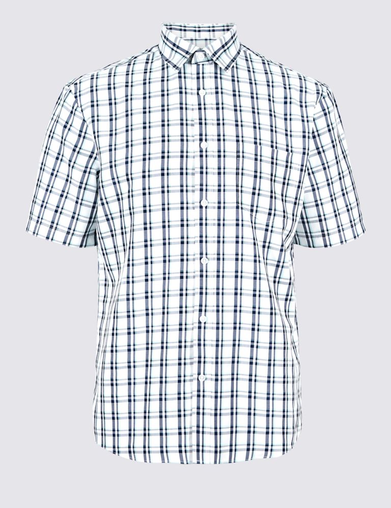 Modal Rich Checked Shirt with Pocket 2 of 5