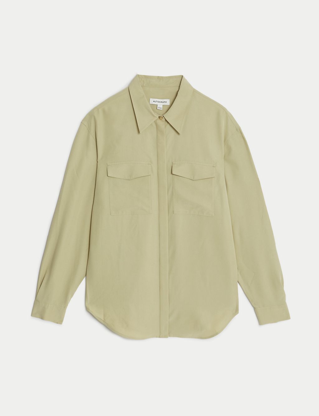Modal Rich Collared Relaxed Utility Shirt 1 of 7