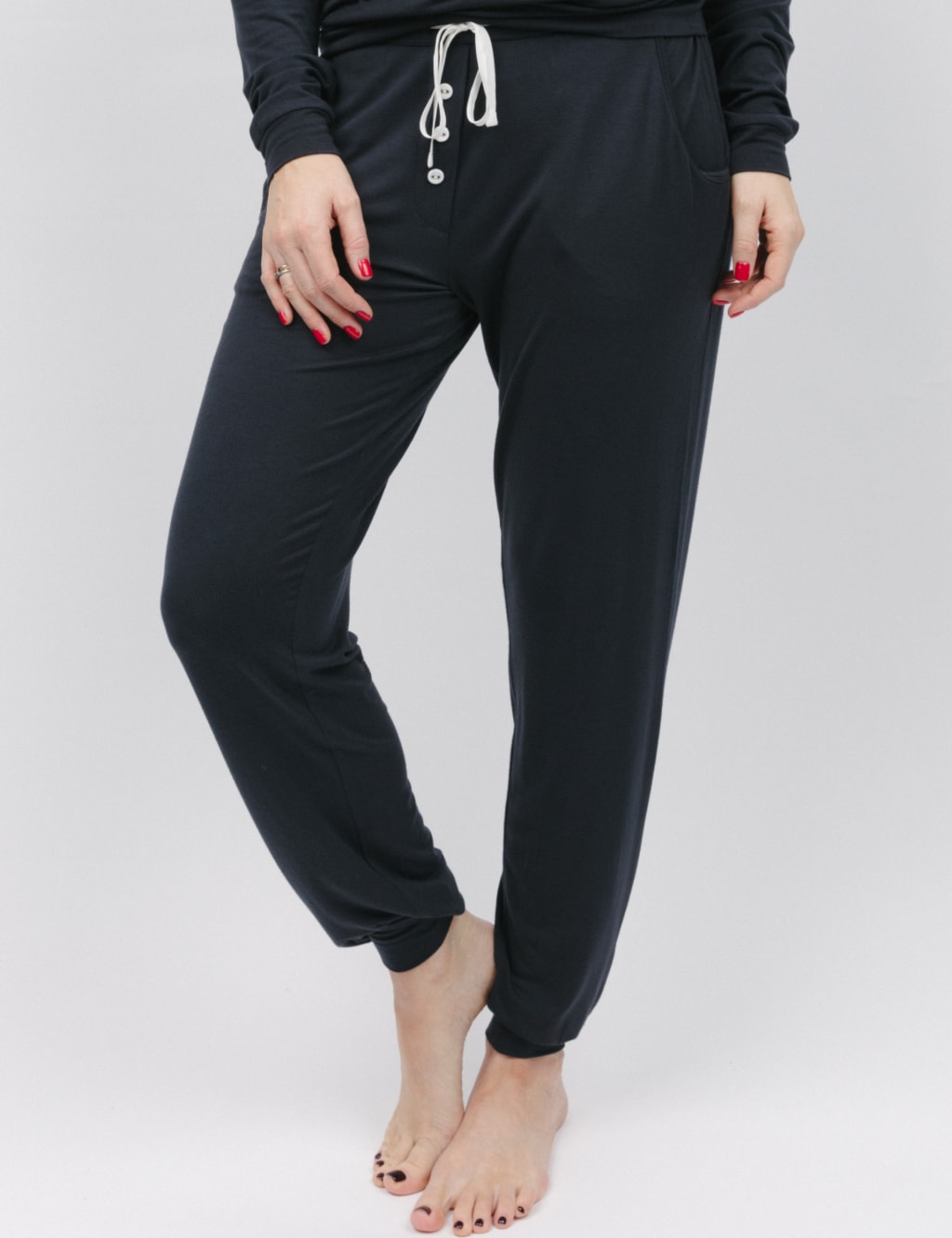 Modal Rich Cuffed Hem Pyjama Bottoms Cyberjammies M S