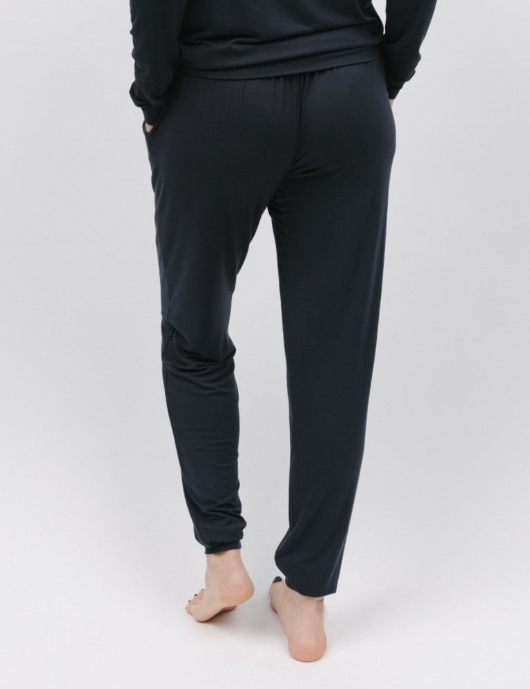 Cuffed hem shop pyjama bottoms