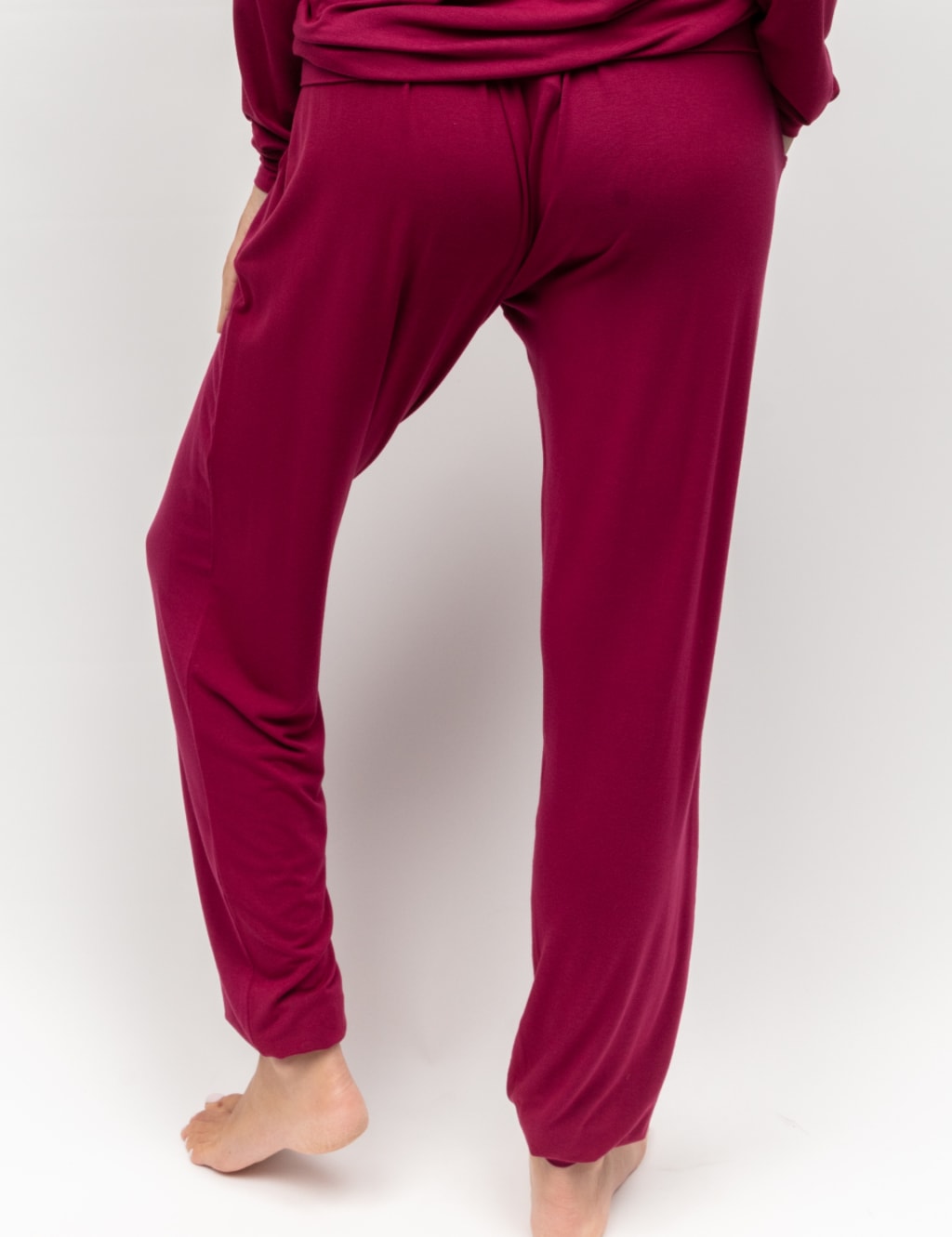 Modal Rich Jersey Cuffed Hem Pyjama Bottoms