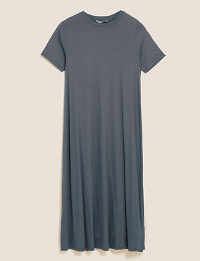 Modal Rich Midi T-Shirt Dress Image 2 of 6