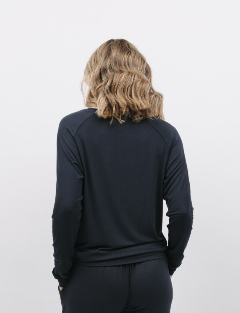 Modal Rich Pyjama Top Cyberjammies M S