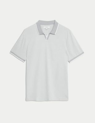 Modal Rich Revere Polo Shirt Image 2 of 5