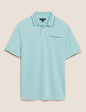 Modal Rich Soft Touch Polo Shirt Image 2 of 4