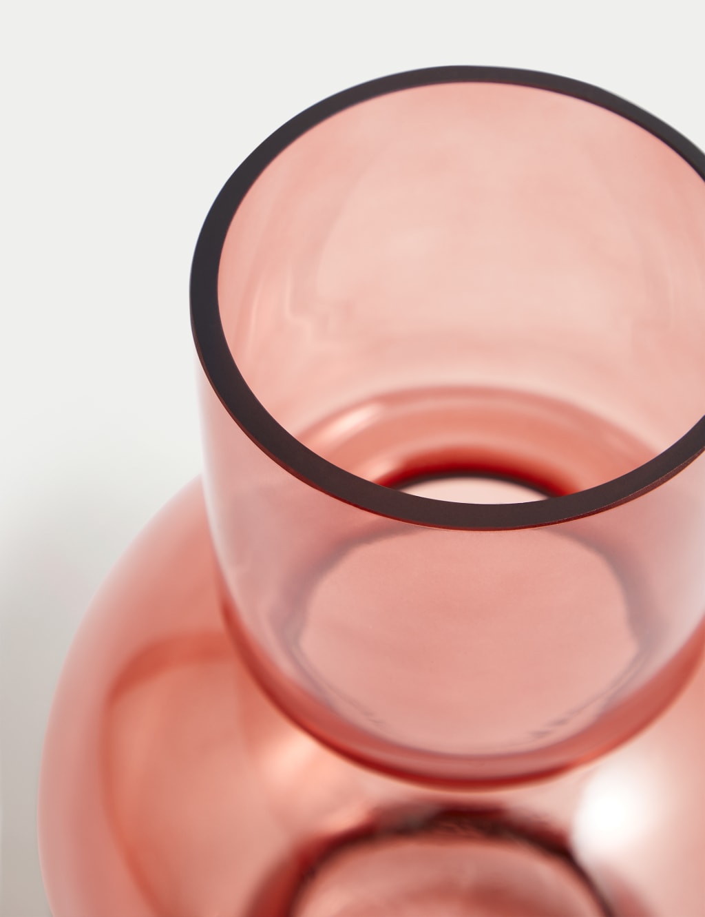 Modern Glass Cylinder Vase M&S Collection M&S