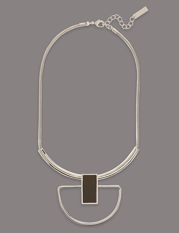 Modern Stone Necklace Image 1 of 2
